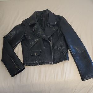 Joe's Jeans collection Leather motorcycle jacket